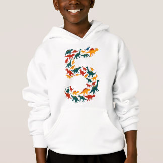 sweat - shirt à capuche enfant dino coloré