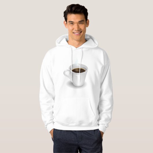 Sweat - shirt à capuche Espresso Mens (Devant entier)