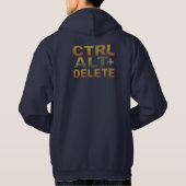 Sweat - shirt à capuche essentiel "CTRL ALT DEFEAT (Dos)