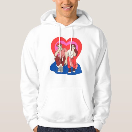 Sweat - shirt à capuche et Sweatshirt (Devant)