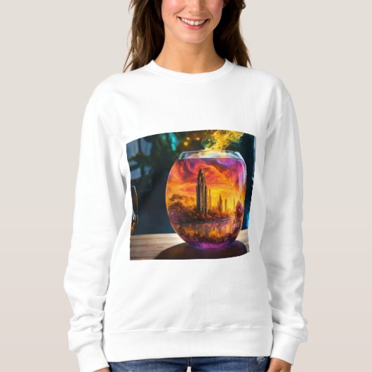 sweat - shirt à capuche et Sweatshirt imprimés (Devant)