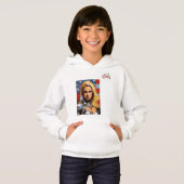 sweat - shirt à capuche et Sweatshirt pour filles  (Devant entier)