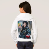 sweat - shirt à capuche et Sweatshirt pour filles  (Dos entier)