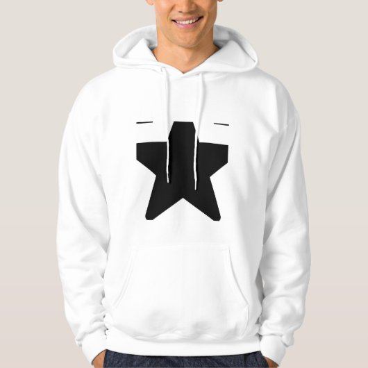 Sweat - shirt à capuche étoile (Devant)