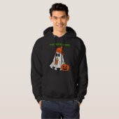Sweat - shirt à capuche fantôme Halloween (Devant entier)