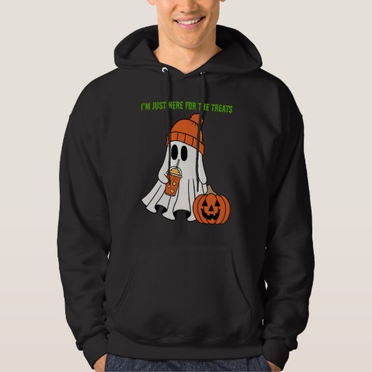 Sweat - shirt à capuche fantôme Halloween (Devant)
