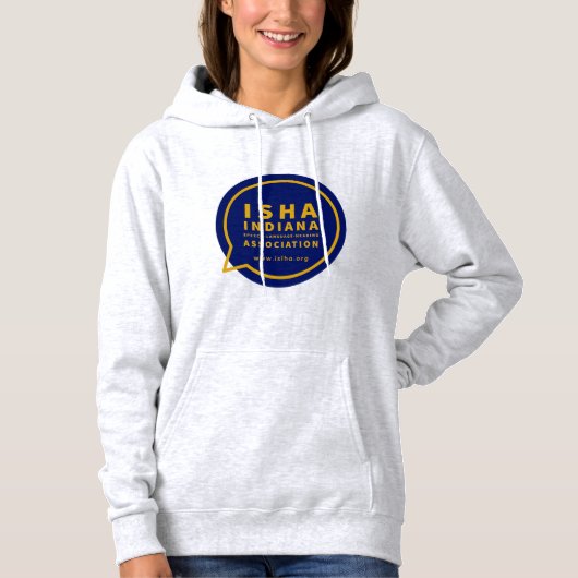 Sweat - shirt à capuche féminine de l'ISHA (Devant)
