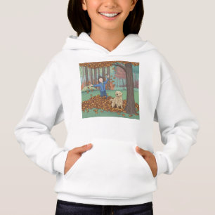 Sweat - shirt à capuche Feuilles d'automne
