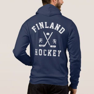 Sweat - shirt à capuche finlandais de hockey sur 