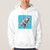 Sweat - shirt à capuche Flying Spacstage Mens (Devant)