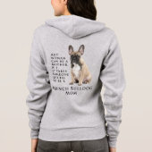 Sweat - shirt à capuche Frenchie Mom (Dos)