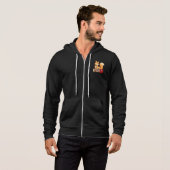 Sweat - shirt à capuche Full-Zip : Faites-moi conf (Devant entier)