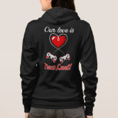 Sweat - shirt à capuche Gamer Valentine (Dos)