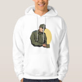 Sweat - shirt à capuche général de l'Armée (Devant)