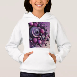 Sweat - shirt à capuche géométrique Abstrait pour