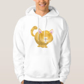 Sweat - shirt à capuche Ginger Cat Mens (Devant)