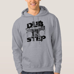 Sweat - shirt à capuche gris-clair de Dubstep