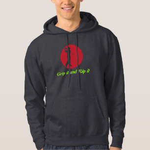 Sweat - shirt à capuche gris-foncé de oscillation