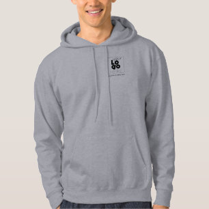 Sweat - shirt à capuche gris personnalisé + votre