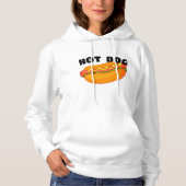 Sweat - shirt à capuche Hot Dog - Drôle Sweatshirt (Devant)