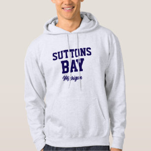 Sweat - shirt à capuche imprimé de Suttons Bay Mic