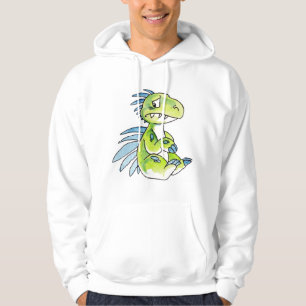 Sweat - shirt à capuche inquiété de dinosaure