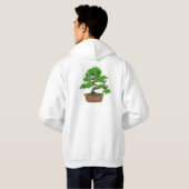 Sweat - shirt à capuche japonais d'arbre des (Dos entier)
