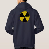 Sweat - shirt à capuche jaune de symbole de (Dos)