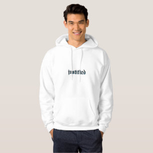 Sweat - shirt à capuche justifié
