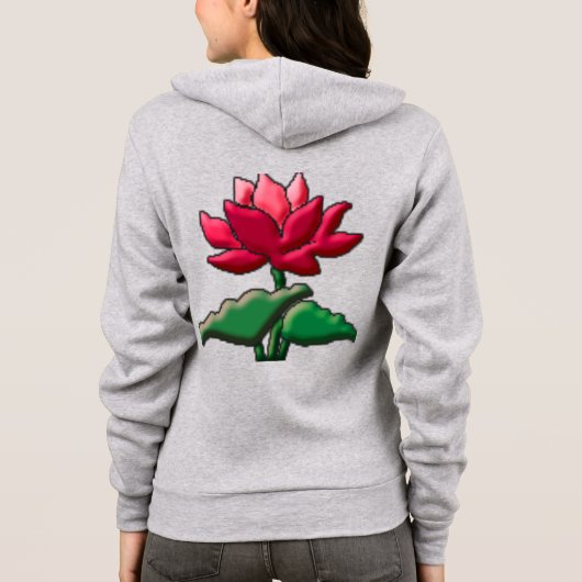Sweat - shirt à capuche Lotus mod (Dos)