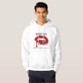 Sweat - shirt à capuche masculin de Bite Me Royale (Devant entier)