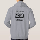 Sweat - shirt à capuche masculin Leavers 2023 (Dos)