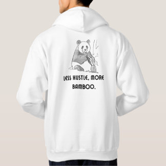 Sweat - shirt à capuche masculin - "Moins agité, P