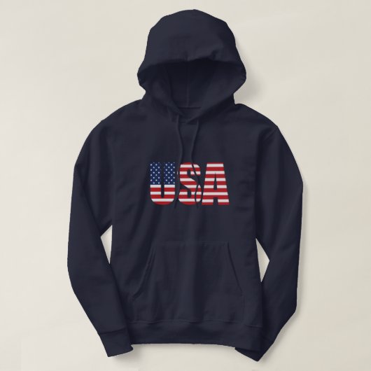 Sweat - shirt à capuche Mens USA (Design devant)
