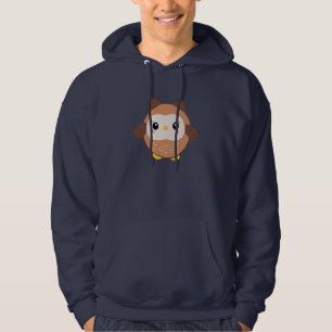 Sweat - shirt à capuche mignon de hibou de bébé