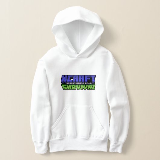 Sweat - shirt à capuche Minecraft™ riche en coton (Poser)