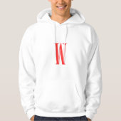 SWEAT - SHIRT À CAPUCHE MM 'W' (Devant)