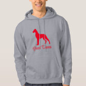 Sweat - shirt à capuche naturel Great Dane (Devant)