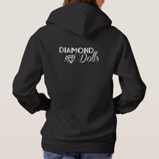 Sweat - shirt à capuche noir (Dos)