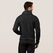 Sweat - shirt à capuche noir (Dos entier)