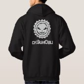 Sweat - shirt à capuche noir d'oublie de Sun (Dos)
