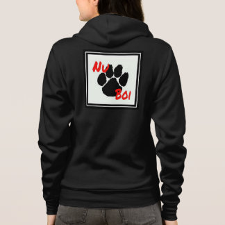 Sweat - shirt à capuche noir du NU Boi des femmes