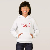 Sweat - shirt à capuche - Nous aimons le Canada (Devant entier)