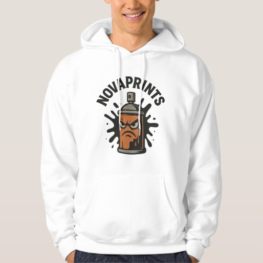Sweat - shirt à capuche NovaPrints (Devant)