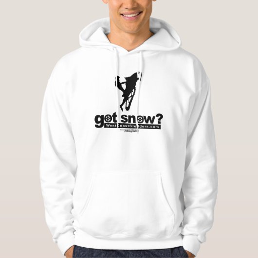 Sweat - shirt à capuche obtenu de neige (Devant)