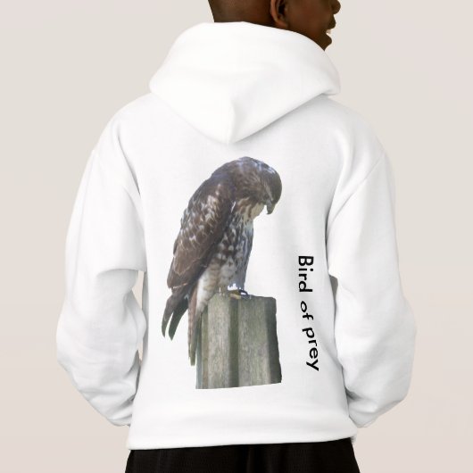 Sweat - shirt à capuche - Oiseau de proie (Dos)