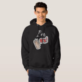 Sweat - shirt à capuche OKAY (Devant entier)