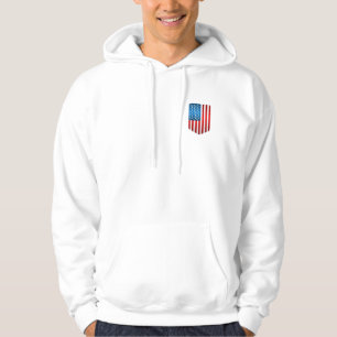 Sweat - shirt à capuche patriotique masculin