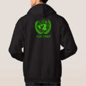 Sweat - shirt à capuche plat (Dos)