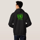 Sweat - shirt à capuche plat (Dos entier)